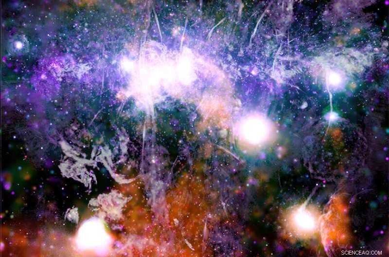 Magnetized Filaments Reveal Stunning Galactic Tapestry