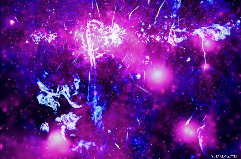 Magnetized Filaments Reveal Stunning Galactic Tapestry