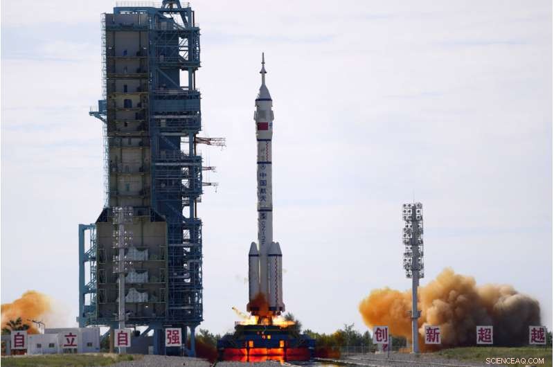 Crew Begins Life on China s New Space Station