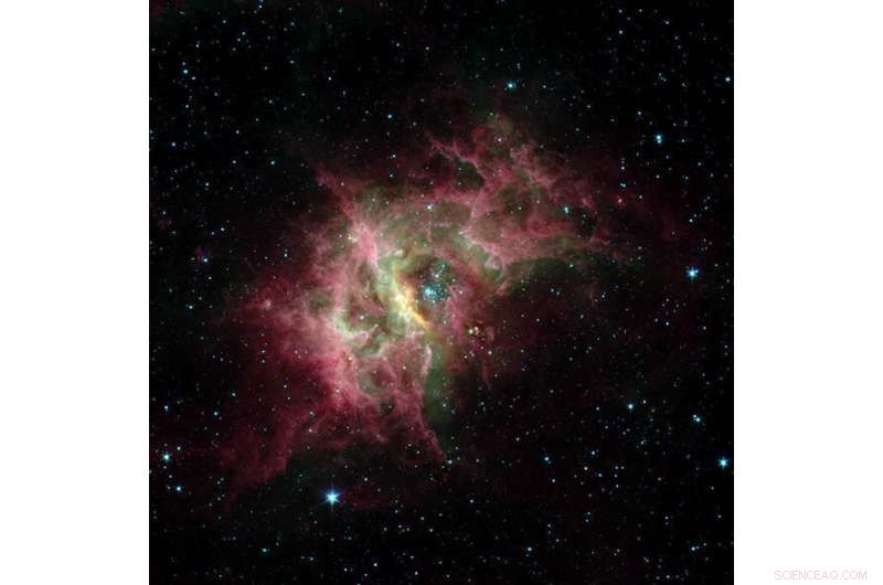 Unveiling the Stellar Birthplace: Clear Image of RCW 49 s Star-Forming Bubble