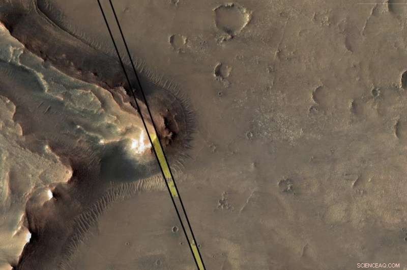 High-Resolution Mosaic of Jezero Crater’s Delta Scarp – Perseverance Rover Image