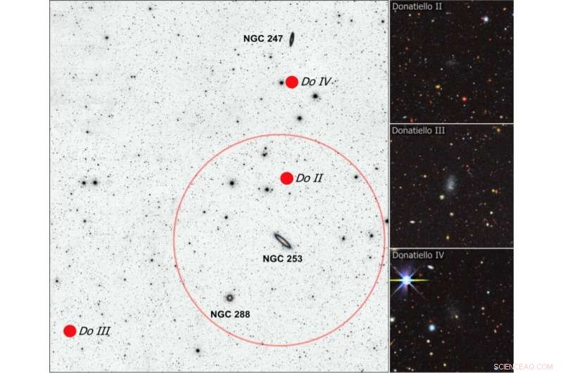 Astronomers Identify Three New Faint Dwarf Galaxies Around Sculptor Galaxy