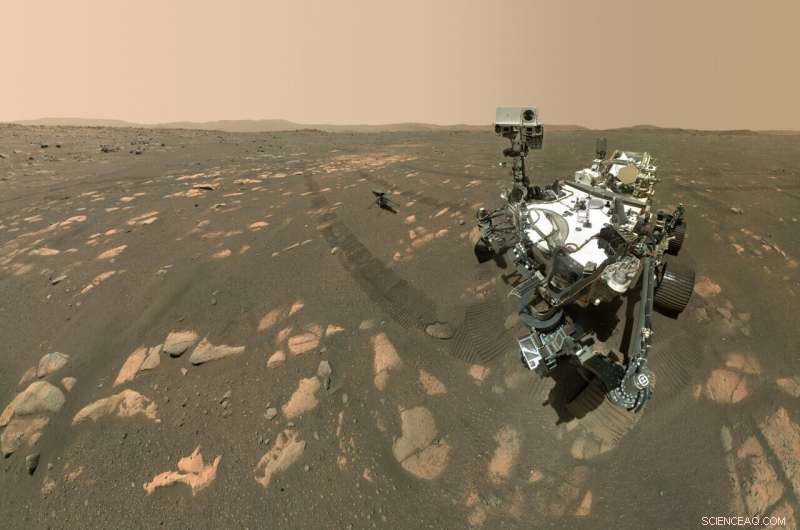 Perseverance Rover Captures Historic Selfie with Ingenuity Helicopter on Mars