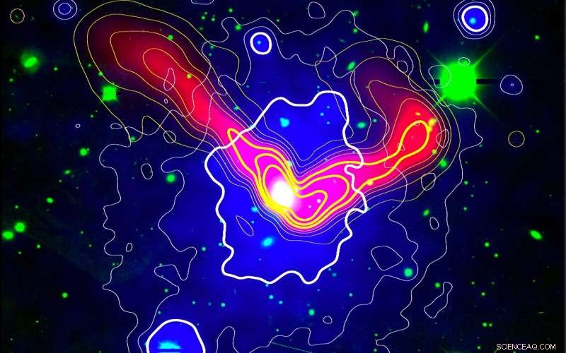 Unprecedented Images Reveal Galaxy Cluster on Collision Course Across Intergalactic Highway