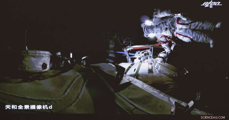 Chinese Astronauts Perform First Extravehicular Activity on New Space Station