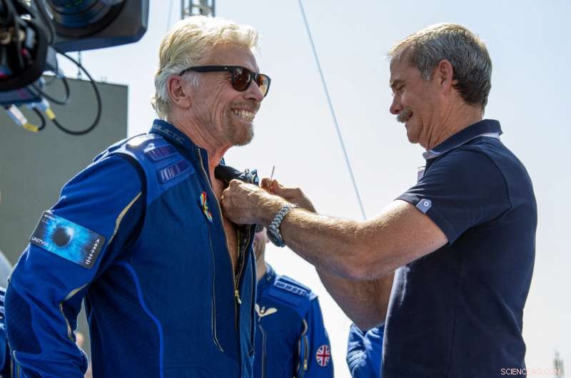 Richard Branson Achieves Historic Spaceflight in His Own Rocket