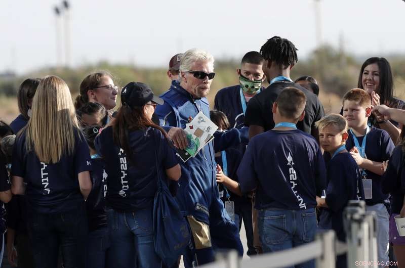 Richard Branson Achieves Historic Spaceflight in His Own Rocket