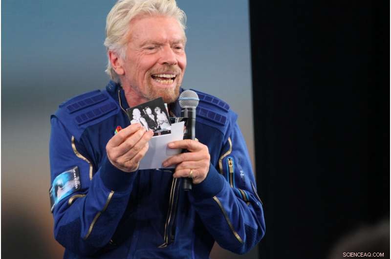 Richard Branson Achieves Historic Spaceflight in His Own Rocket