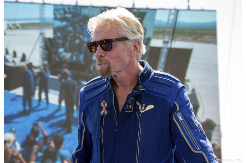 Richard Branson Achieves Historic Spaceflight in His Own Rocket