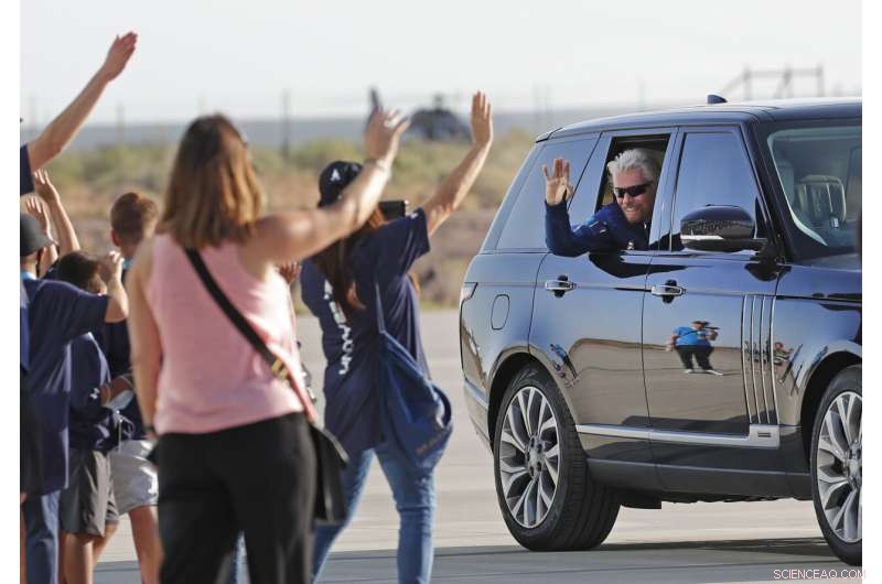 Richard Branson’s Spaceflight Boosts Optimism in New Mexico