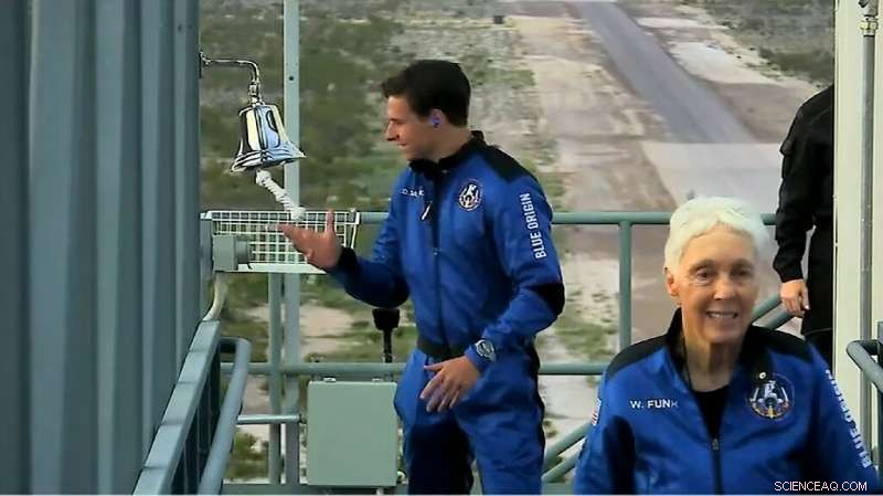 Jeff Bezos Embarks on Blue Origin’s First Crewed Spaceflight