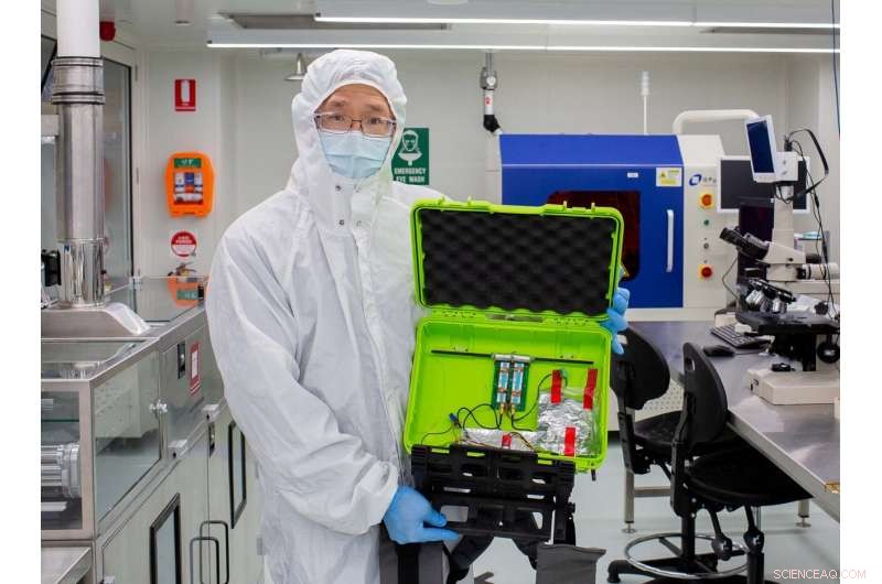 Compact Lunar Radar Prototype Maps Water and Habitable Lava Tubes