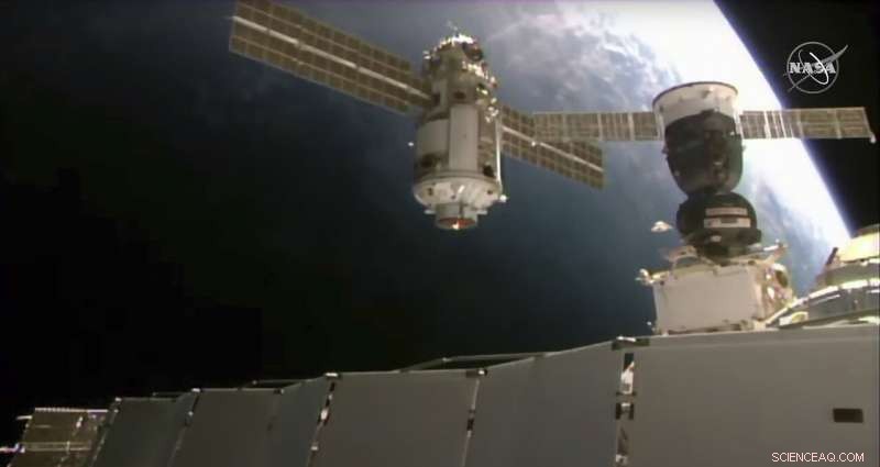Russia’s Nauka Lab Docking with ISS Briefly Displaces Space Station