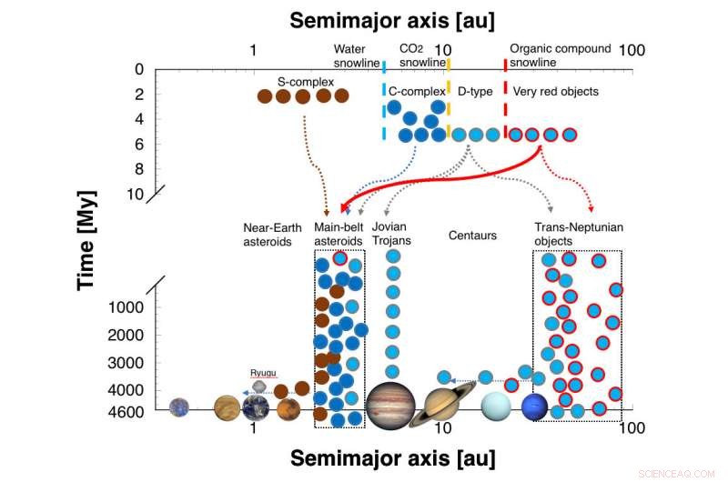 Red Asteroids Resemble Trans‑Neptunian Objects: New Discovery in the Asteroid Belt