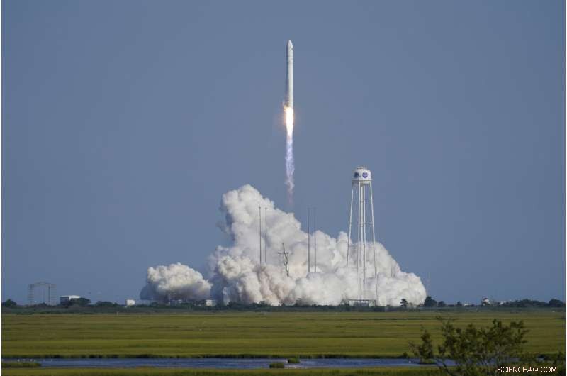 Antares Rocket Delivers Supplies and Pizza to ISS in Latest Space Station Cargo Mission