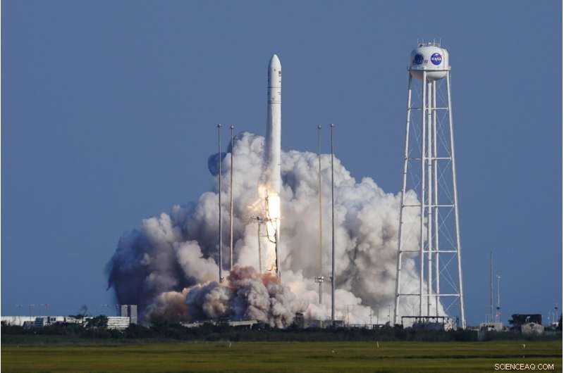 Antares Rocket Delivers Supplies and Pizza to ISS in Latest Space Station Cargo Mission