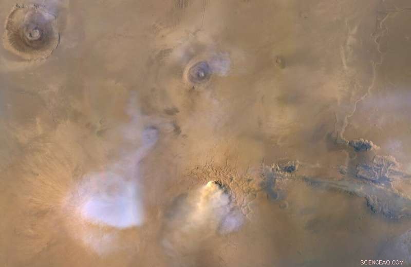 Three Orbiters Reveal How Minor Dust Storms Accelerate Mars  Atmospheric Drying