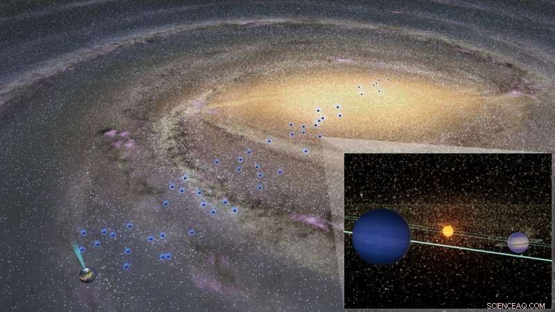 Cold Exoplanets Discovered Across the Milky Way, Including the Galactic Bulge