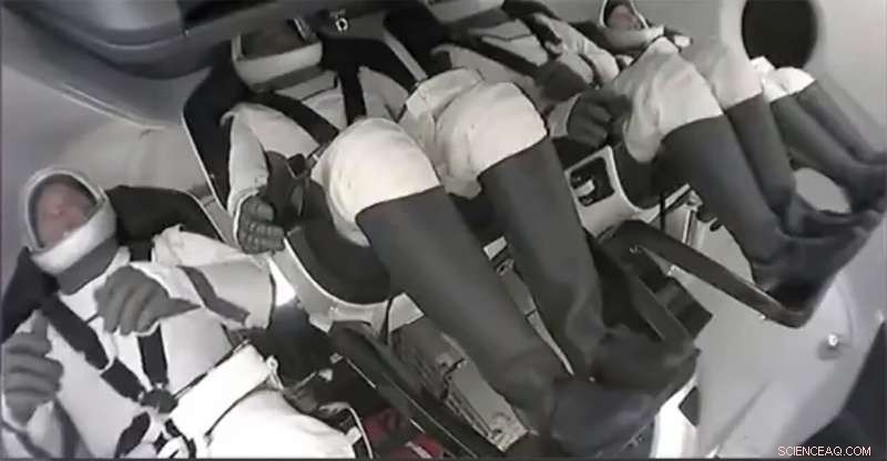 SpaceX Successfully Launches Four Amateurs on Private Earth-Circling Mission