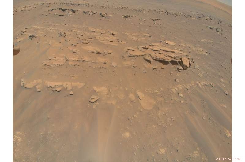 NASA s Ingenuity Helicopter Produces 3D View of Mars  Faillefeu Rock Formation