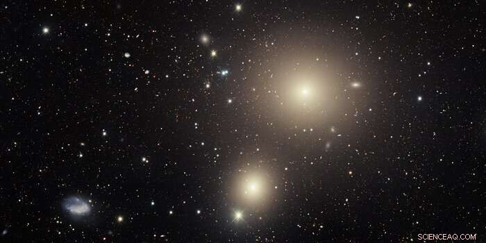 Chilean Telescope Images a Collapsing Galaxy Spiraling Into the Fornax Cluster Core