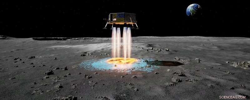 Revolutionary Lunar Lander: Instant Landing Pads via FAST Technology