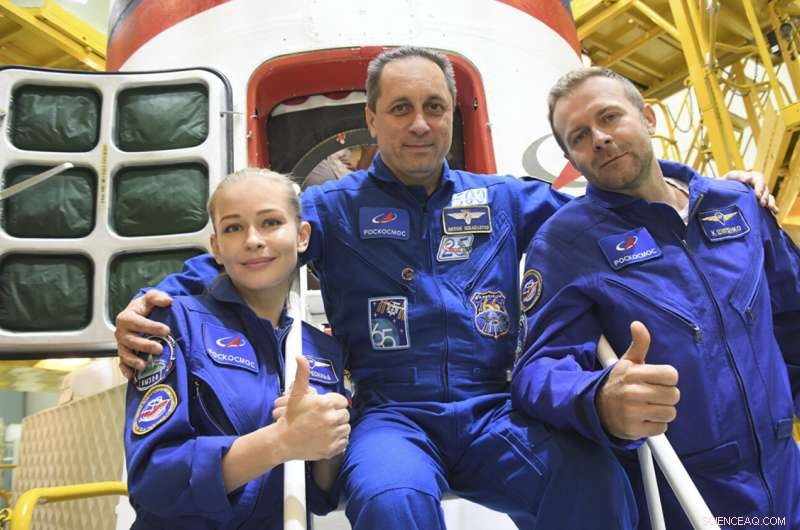 Russia Prepares Film Crew for Historic First Space Movie