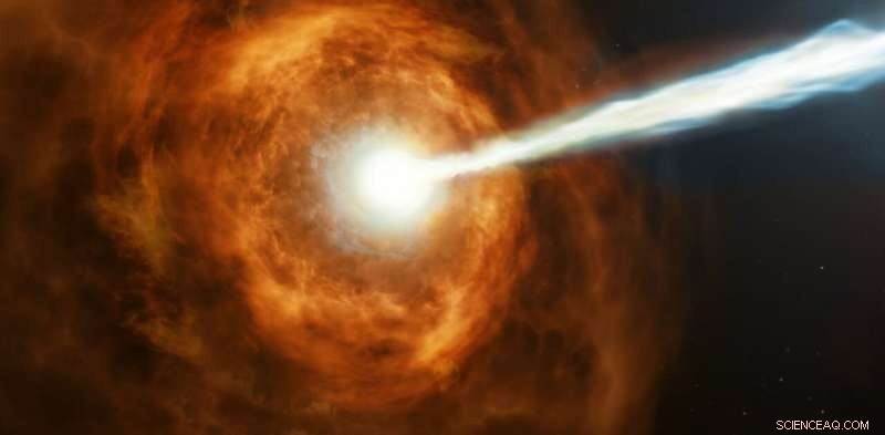 Energy Burst From Distant Galaxy May Be Traced to Earth’s Orbiting Satellite