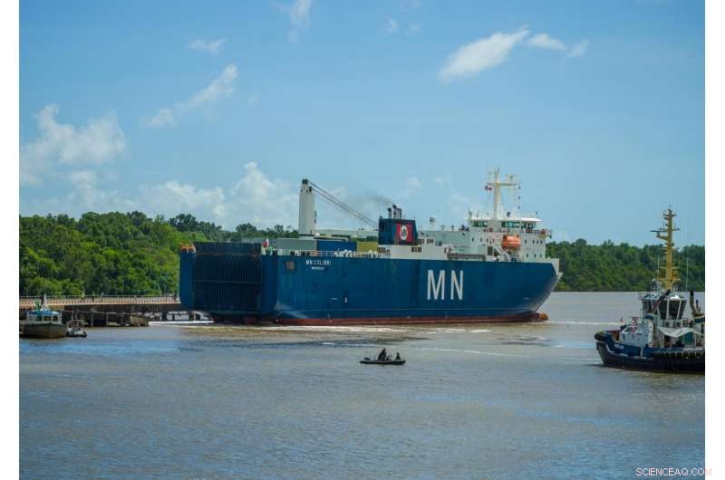 NASA’s James Webb Telescope Arrives in French Guiana After 16‑Day Sea Journey