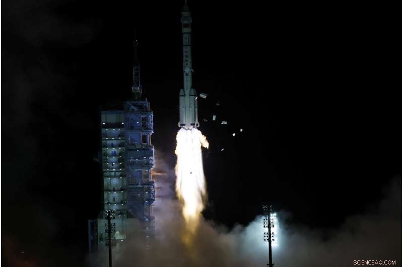 China s Shenzhou‑13 Crew Docks at First Permanent Space Station