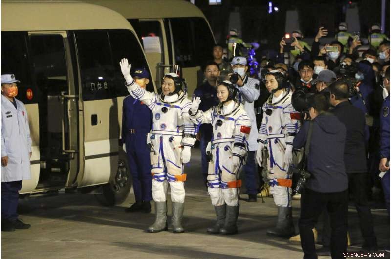 China Sends Three Astronauts on Record‑Setting Six‑Month Mission to New Space Station
