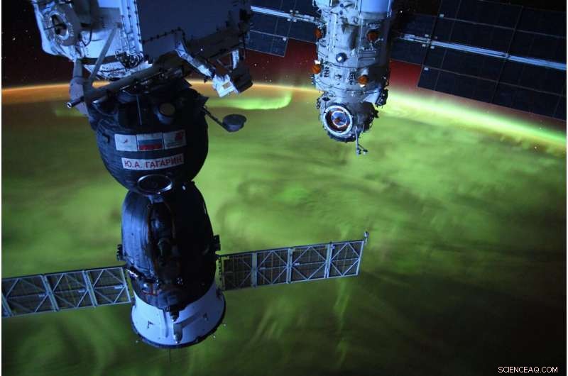 Aurora Spectacle from Orbit: ESA Astronaut Thomas Pesquet Captures Stunning Plasma Swirls