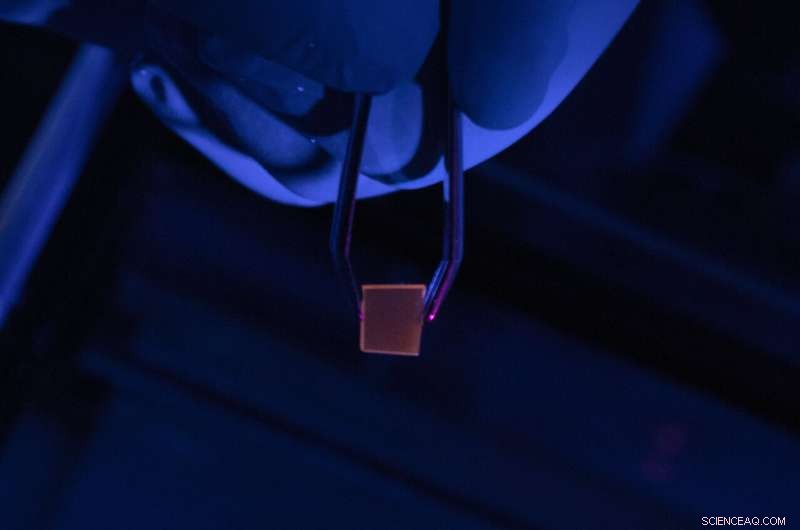 Breakthrough Glass-Ceramic Lights Up Under Mechanical Stress