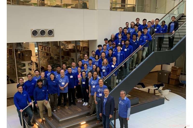 Realizing Measurement-Induced Quantum Phases on a Trapped‑Ion Quantum Computer