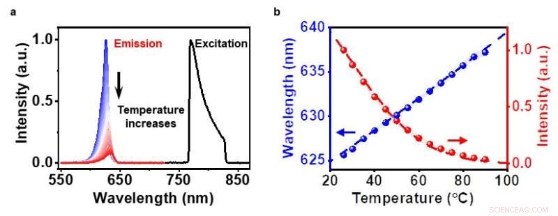 Advanced Microscale Infrared‑to‑Visible Thermometer Using InGaP LED and GaAs Photodiode