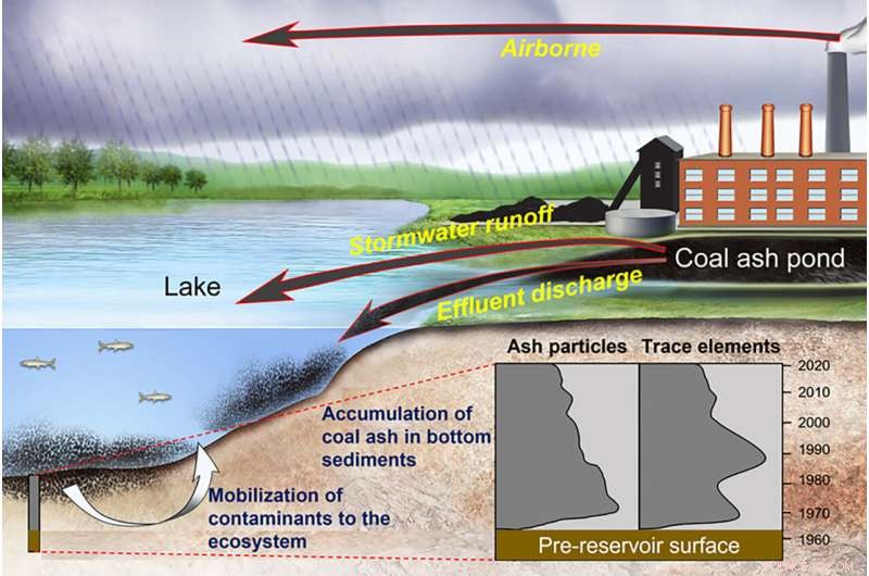 Decades of Coal Ash Contamination Revealed in North Carolina Lake Sediments