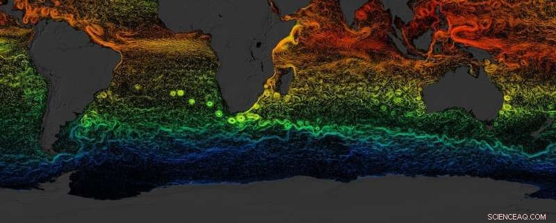 Rising Ocean Currents Shift Excess Heat into the Southern Hemisphere s Cooler Waters