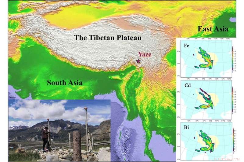 Tracing Heavy Metal Origins in Southeast Tibetan Plateau Aerosols