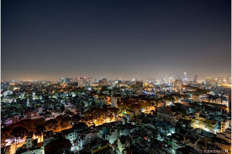 Reducing Fossil Fuels Sparked Light Pollution: The LED Street Light Paradox