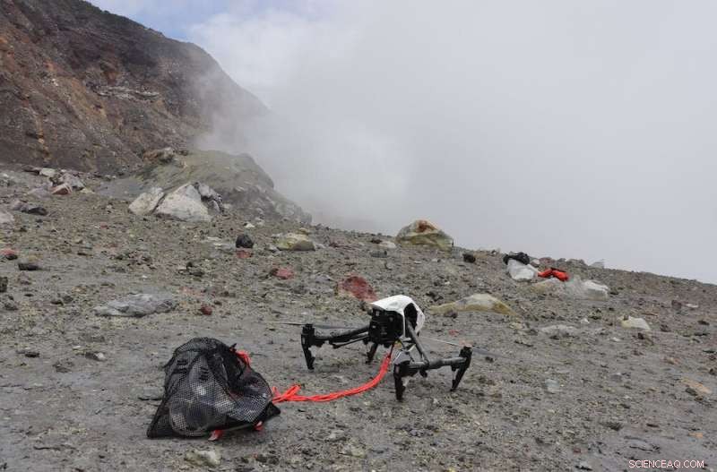 Drone Exploration of Active, Gassy Volcanoes: Enhancing Early Warning and Hazard Assessment