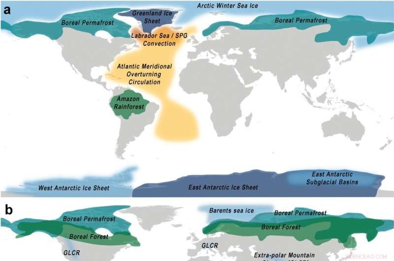 Rising Climate Tipping Point Risks Beyond 1.5°C Global Warming