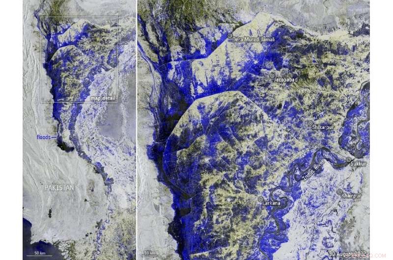 ESA Reveals 10× Normal Rainfall Triggered Massive Pakistan Floods