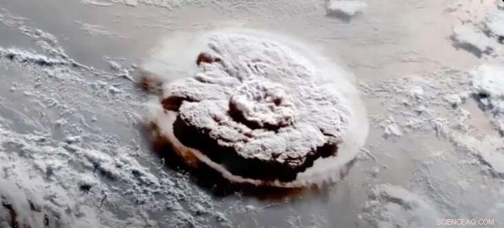 Tonga Volcano Eruption Releases Energy Surpassing Tsar Bomba, Study Finds