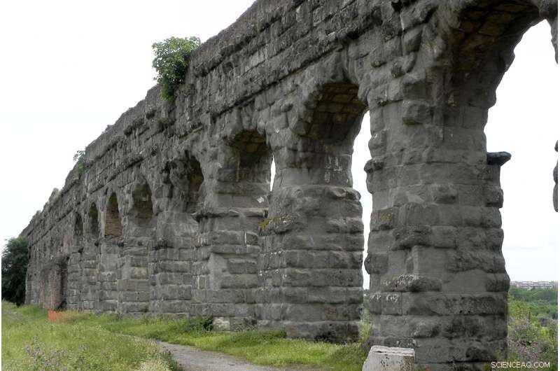 Layered Limestone Deposits Reveal Secrets of Ancient Roman Aqueducts