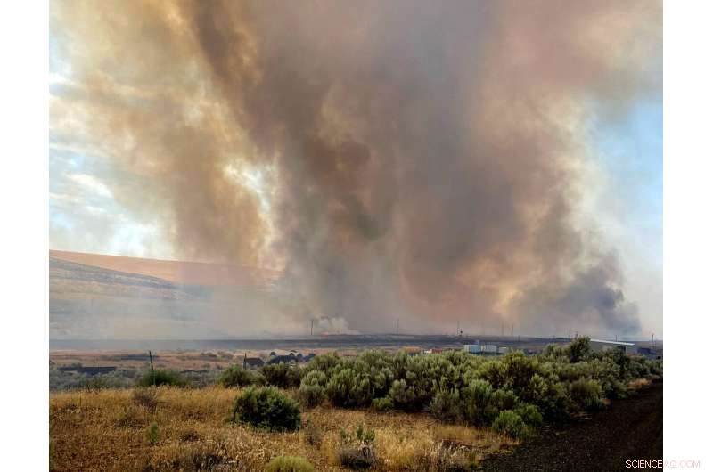 California Firefighters Advance; Washington Town Evacuates Amid Growing Wildfire