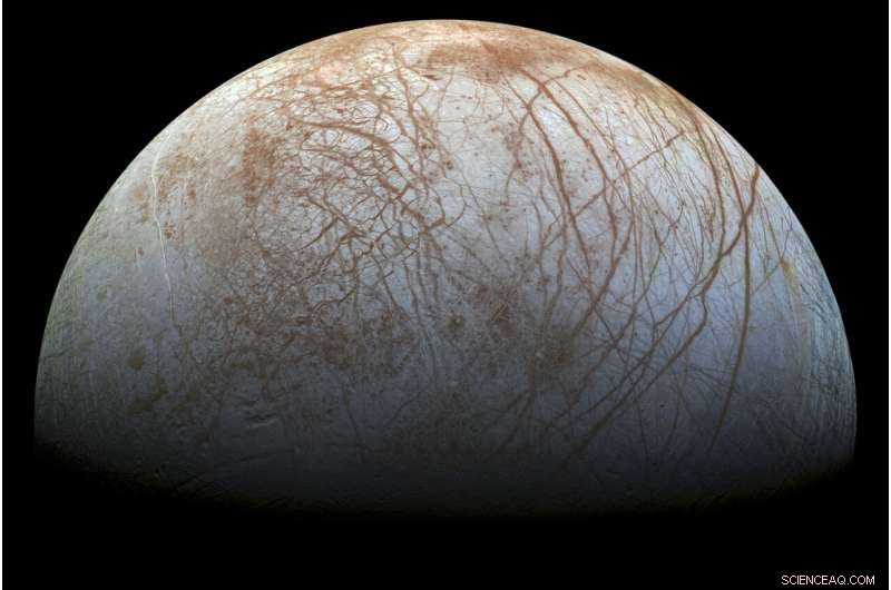 NASA’s Juno Probes Europa’s Icy Surface in Closest Flyby Yet