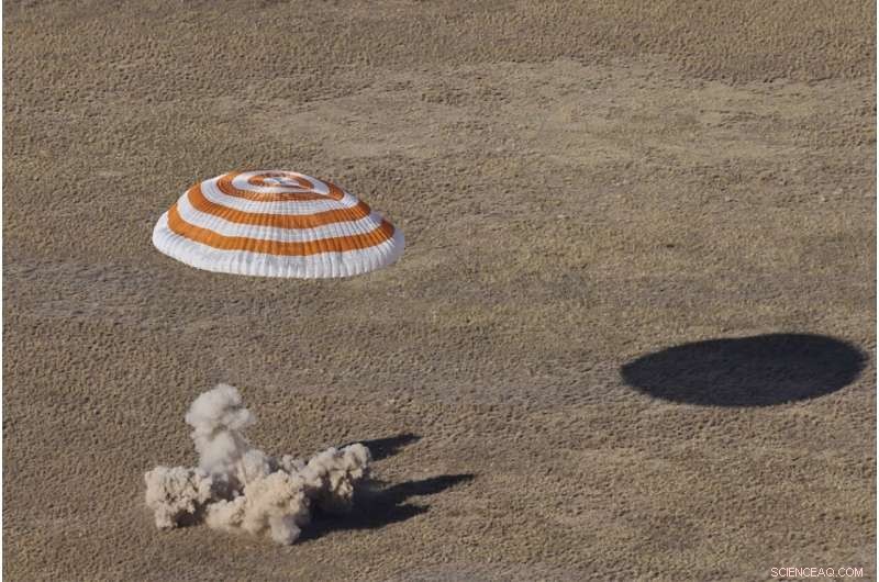 Three Russian Cosmonauts Return Safely from International Space Station