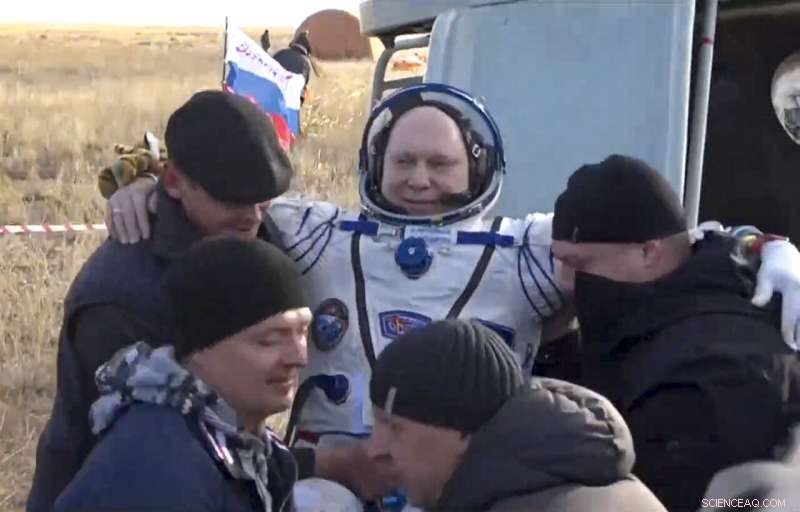 Three Russian Cosmonauts Return Safely from International Space Station