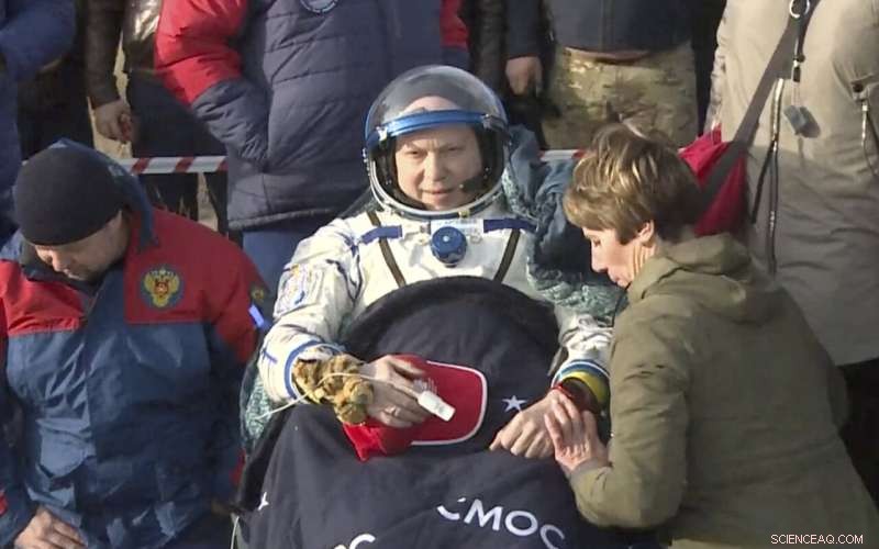 Three Russian Cosmonauts Return Safely from International Space Station