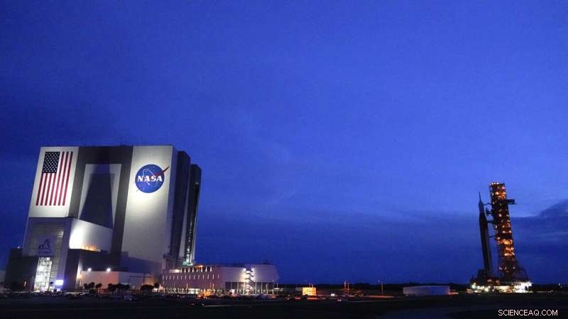 NASA’s Artemis Rocket Withdrawn to Hangar Amid Hurricane Threat; Launch Postponed Until November